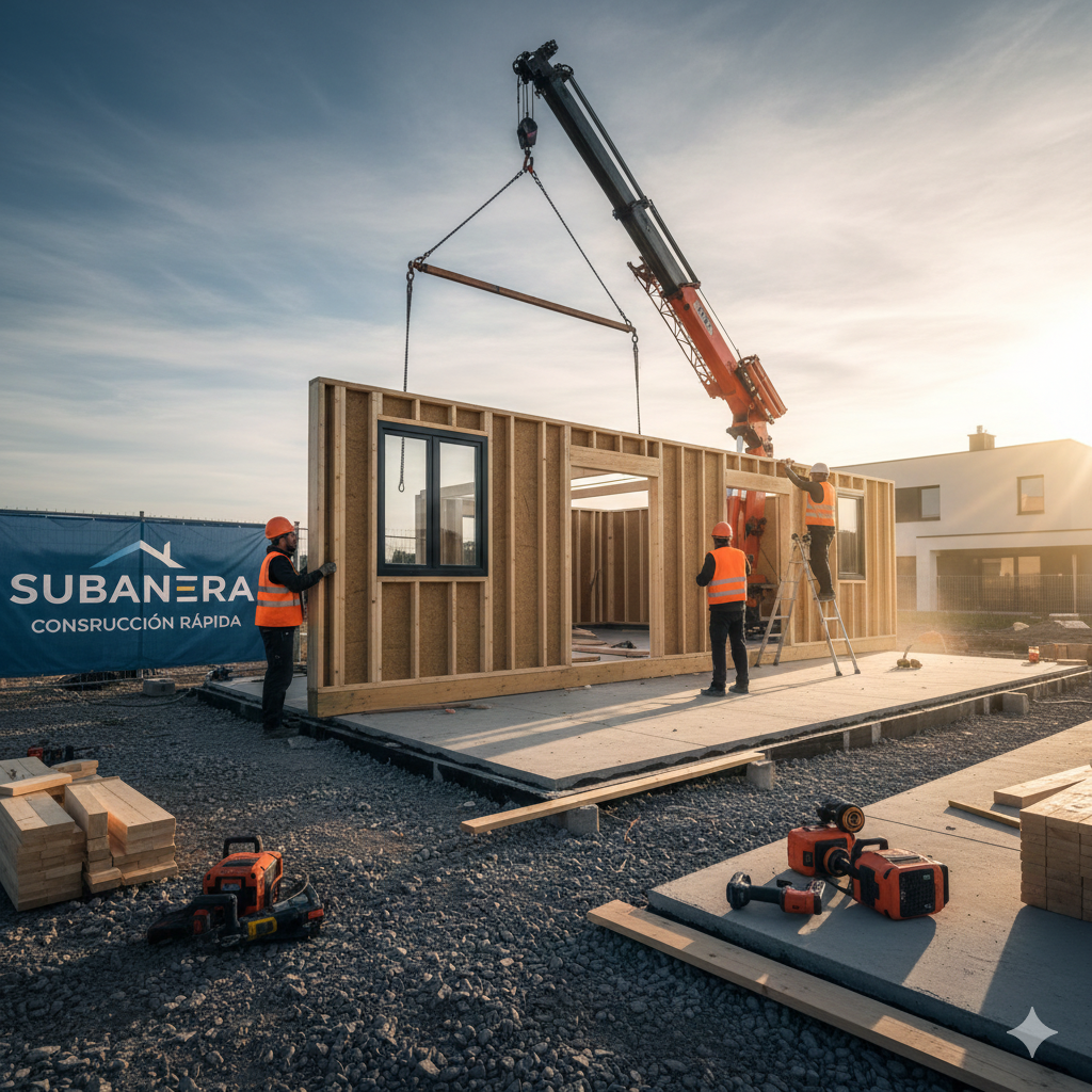 Construcción Modular Rápida y Montaje Eficiente de Viviendas
